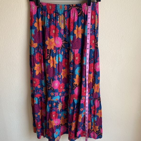 Johnny Was Merida Tiered Skirt S - Picture 6 of 8